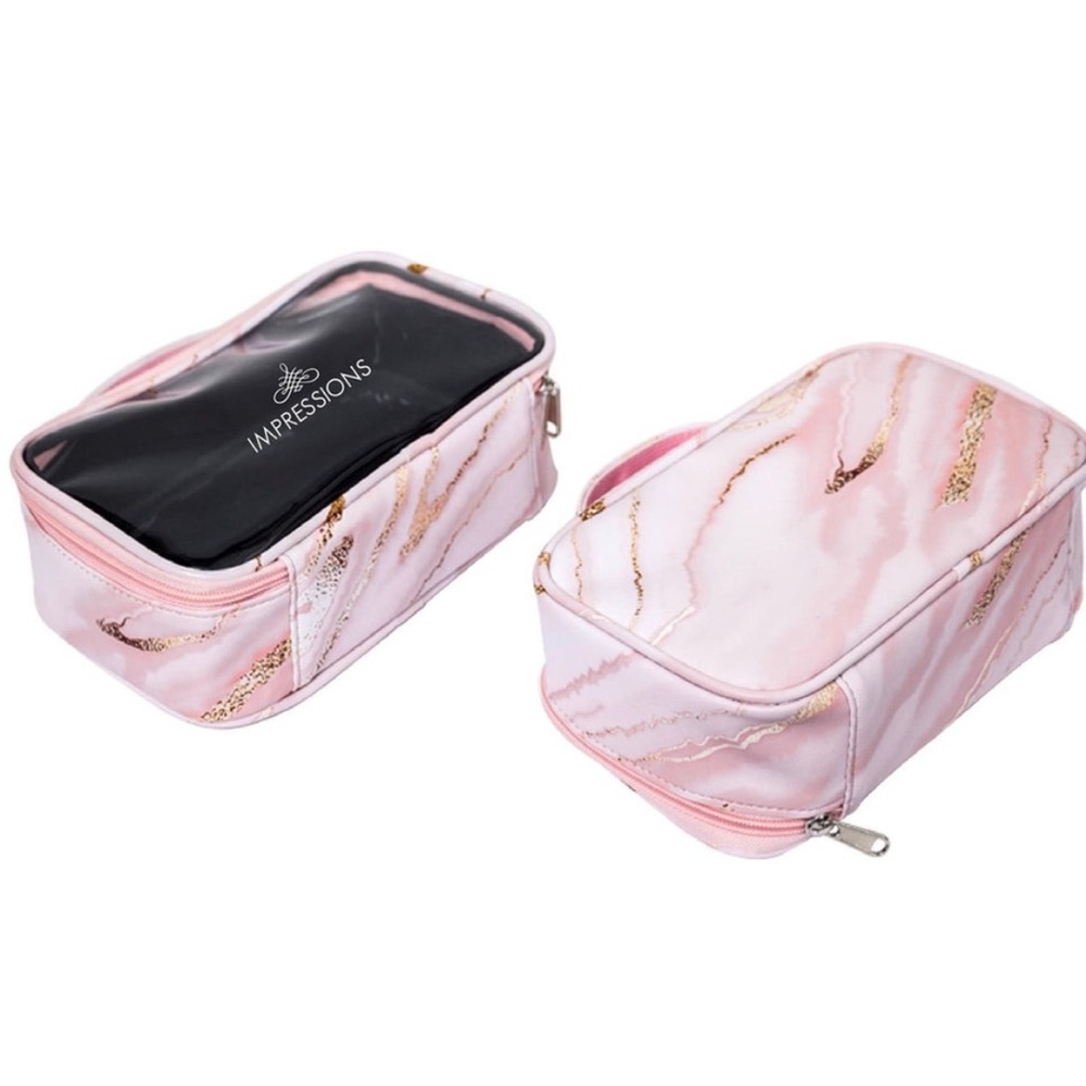 NWT IMPRESSIONS VANITY MILAN MAKEUP COSMETICS TRAVEL CASE BAG
